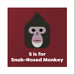 Snub-Nosed Monkey Posters and Art